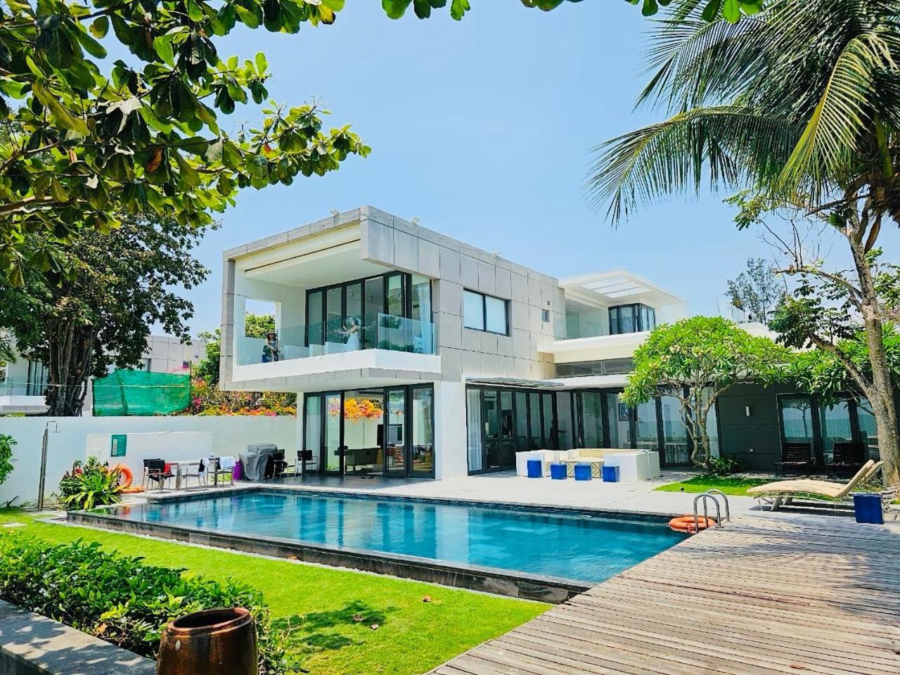 Premium Beachfront Villa 5 Bedrooms 1000M2 Sanctuary Ho Tram Resort Ll Bbq Ngoại thất bức ảnh